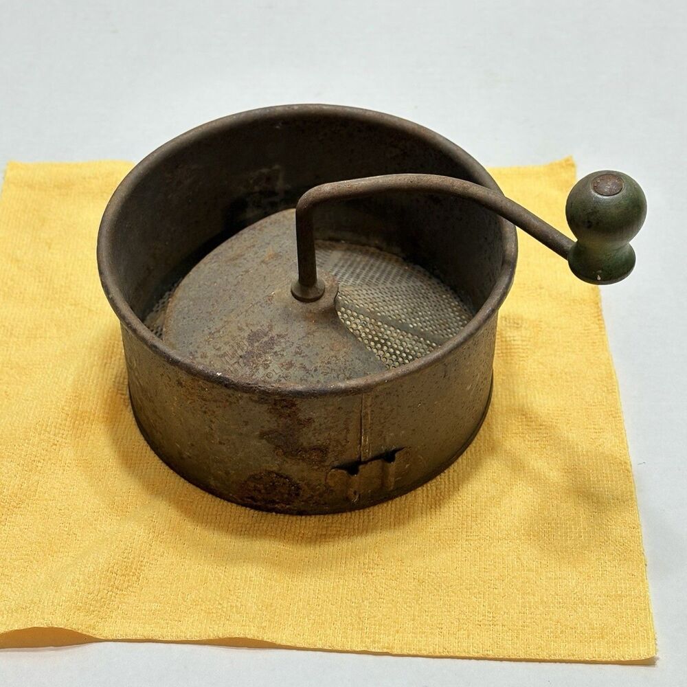 Vintage Foley Food Mill Rustic Farmhouse Decor Kitchen Tool Patina As Is